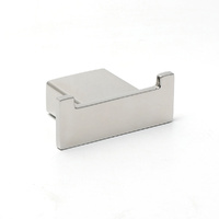 KYLINS Chrome Square Robe Hook Towel Holder Wall Mounted Kit