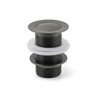 KYLINS Gun Metal 32mm Pop Up Basin Drain Plug No Overflow