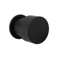KYLINS Matt Black Round Knob Concealed Shower Mixer Valve