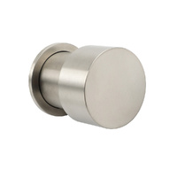 KYLINS Brushed Nickel Round Knob Bath Shower Mixer Tap