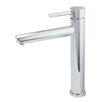 KYLINS WELS 7.5L/min Round Tall Basin Mixer Tap Polish Chrome