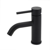 KYLINS WELS Black Round Standard Basin Mixer Tap Kitchen Laundry
