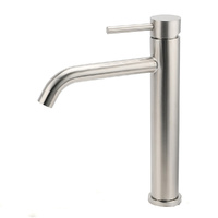 KYLINS Brushed Nickel Tall Basin Mixer Tap - Kitchen & Laundry