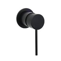 KYLINS Matt Black Round Shower Mixer Valve - Watermark Certified