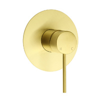 KYLINS Brushed Gold Round Shower Mixer - Ceramic Cartridge Watermark