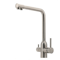 KYLINS Brushed Nickel 3 Way Kitchen Sink Swivel Mixer Tap