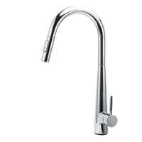 KYLINS Chrome 360° Swivel Pull Out Kitchen Sink Mixer Tap