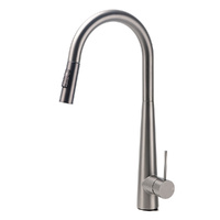 KYLINS Gun Metal Pull Out Kitchen Sink Tap 2 Mode Spray