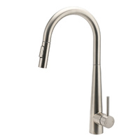 KYLINS Brushed Nickel Pull Out Kitchen Sink Mixer Tap 2 Mode
