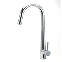 KYLINS Chrome Pull Out Kitchen Sink Mixer Tap Flexible Spout