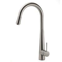 KYLINS Gun Metal Grey Pull Out Kitchen Sink Mixer Tap Flexible Spout