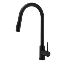 KYLINS Matte Black 2 Way Pull Out Kitchen Sink Mixer Tap Laundry