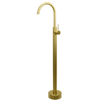 KYLINS Brushed Gold Free Standing Bath Tub Mixer Tap Filler