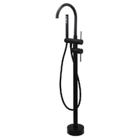 KYLINS Matt Black Free Standing Bath Tub Mixer with Handheld