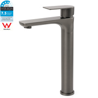 KYLINS Gun Metal Grey High Rise Basin Mixer Bathroom Vanity Faucet WELS