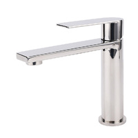 KYLINS Chrome Short Basin Mixer Tap Vanity Sink