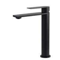 KYLINS Matt Black Square Tall Basin Mixer Tap