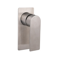 KYLINS Brushed Nickel Shower Mixer Tap - Flat Lever Handle