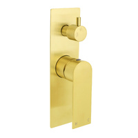 KYLINS Brushed Gold Concealed Shower Diverter - 2-Way Switch