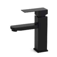 KYLINS Matte Black Square Basin Mixer Vanity Laundry Faucet WELS