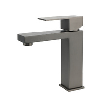 KYLINS Gun Metal Square Basin Mixer Tap Kitchen Laundry Vanity