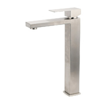 KYLINS Brushed Nickel Square Tall Basin Mixer Tap 6L/min Kitchen