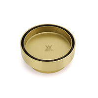 KYLINS Brushed Gold Round 100mm Tile Insert Floor Drain Shower Grate 75mm
