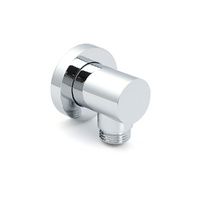 KYLINS Chrome Brass Flexible Shower Elbow Connector 1/2" Water Inlet