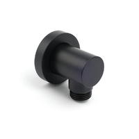 KYLINS Black Brass Flexible Shower Elbow Connector 1/2" Water Inlet