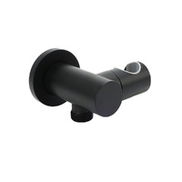 KYLINS Matt Black Brass Handheld Shower Swivel Bracket Holder