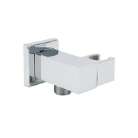 KYLINS Chrome Square Shower Head Bracket Swivel Holder G1/2"