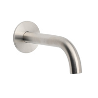 KYLINS Brushed Nickel 150mm Round Curved Swivel Bath Spout