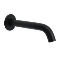KYLINS Matt Black Round Bathtub Spout Stainless Steel Faucet