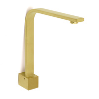 KYLINS Brushed Gold Square Gooseneck Bath Tub Spout