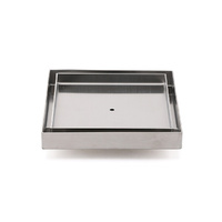KYLINS 150mm Stainless Steel Tile Insert Floor Drain Shower Grate 80mm