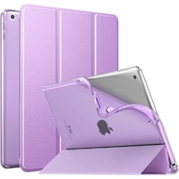 /NN/ Purple iPad 10.2 Case for iPad 9th Generation 2021/iPad 8th Generation 2020/iPad 7th Generation 2019 Soft Frosted Cover Slim Case with S