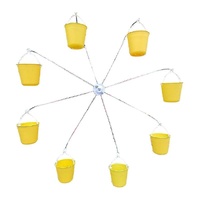 {CA} Bird Carousel Spinning Carousel Toy With Bird Feeder