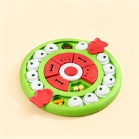 Pizza Puzzle Treat Toy for Dogs & Cats – Interactive Slow Feeder-Green