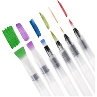 - Watercolor Brush Pens, 6 pcs, Watercolor Brushes Set, Water Brush Pen, Water Color Pens, Refillable Brush Pen