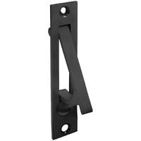 1 Pack Pocket Door Pull 304 Stainless Steel Pocket Door Edge Pull Hidden Door Finger Pull Modern Pocket Door Hardware, Matte Black