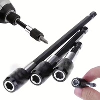3-Piece Magnetic Bit Holder Extensi Set, Quick Release Universal Impact Drill Adapter for Home DIY Projects