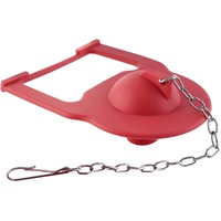 2 Inch Toilet Flapper Replacement Compatible with Kohler Hinge-style parts 84995 and 1000490 Toilet Flapper, High Performance with Stainless Chain, Ea