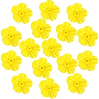 16 Pieces Hummingbird Feeders Replacement Flowers, Feeding Ports Pet Bird Feeder Replacement Parts Bee Guards for Outdoors Hanging Hummingbird Feeder,