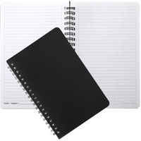 2 Pcs Stone Paper Waterproof Spiral Notebook Journals Notepad Grid Notebooks 5 x 7 Inch Graph Paper Spiral Notepads Waterproof Sheet Journals 64 Pages