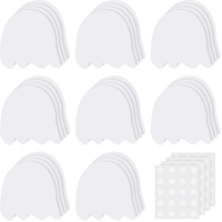 108 Pcs Halloween Ghost Cutouts 5 Inches DIY Paper Ghost Die Outs Bulk for Bulletin Board Decoration Classroom Wall Craft Halloween Party Supply