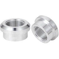 1/4" NPT Female Weld on Bung Fitting Aluminum（2PCS）
