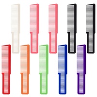10 PCS Barber Combs, Hair Cutting Combs Professional Fine Tooth Comb Flat Top Clipper Comb Blending Hairstylist Essentials Hairdressing Salon Set for 