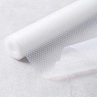 12 Inches x 20 FT Non-Adhesive Shelf Liner Water Resistant Oil-Proof Thickened Easy to Clean and Cut Drawer Mats for Refrigerator, Desk, Cabinet, Kitc