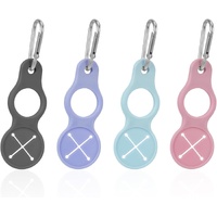 4 Pack Water Bottle Clip with Carabiner Portable Bottle Holder for Backpack Outdoor Hiking Running