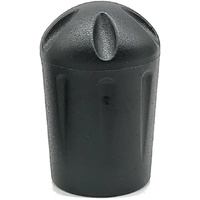 18mm Silicone Chair Leg Caps - 4 Pack Black Floor Protectors Scratch Resistant Furniture Pads